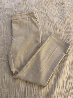Ann Taylor Factory Slim Dress Pants in Light Tan